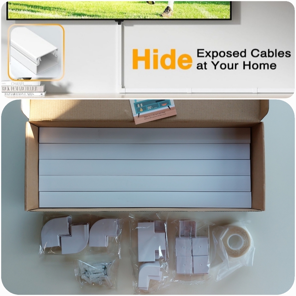 NWT/NIB Cable Raceway Kit (157 in / 13 ft)